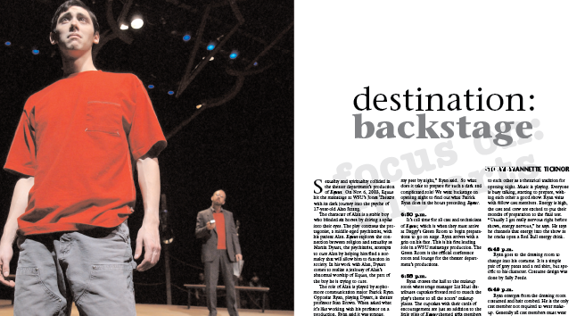 Detail of feature spread from Chinook yearbook