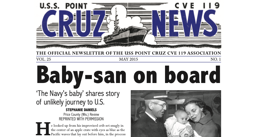 Detail of Cruz News newsletter front page